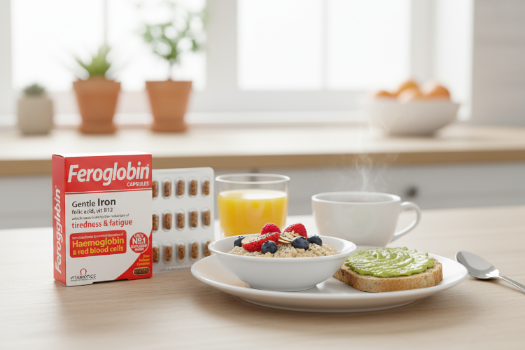 زمان مناسب مصرف کپسول فروگلوبین در صبح